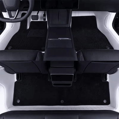TAPTES® Fully Covered Premium Leather Floor Mats for 2024-2025 Tesla Model 3 Highland /Tesla Model 3 Performance