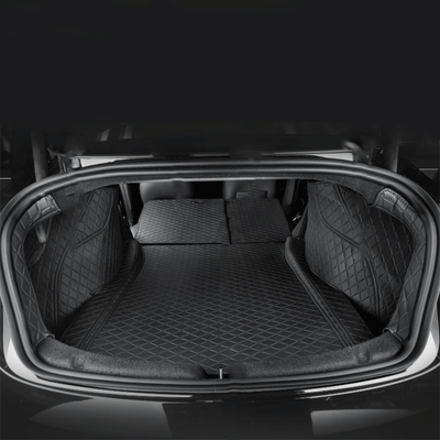 TAPTES® Fully Covered Premium Leather Rear Trunk Mat for Tesla Model 3 Highland 2024-2025