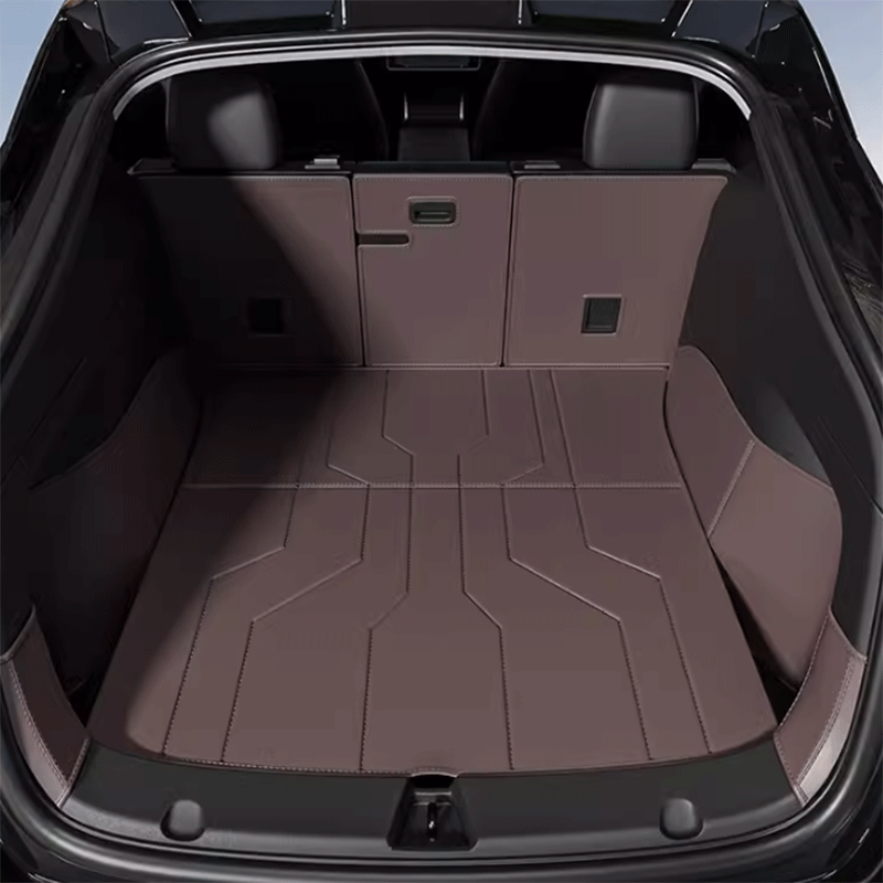 TAPTES® Fully Surrounded Premium Leather Trunk Mat for Tesla Model Y 2020-2024