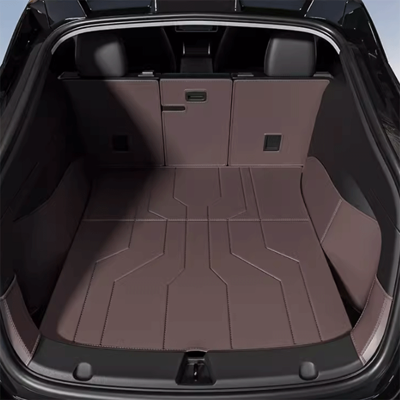 TAPTES® Fully Surrounded Premium Leather Trunk Mat for Tesla Model Y 2020-2025