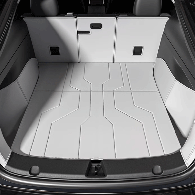 TAPTES® Fully Surrounded Premium Leather Trunk Mat for Tesla Model Y 2020-2025