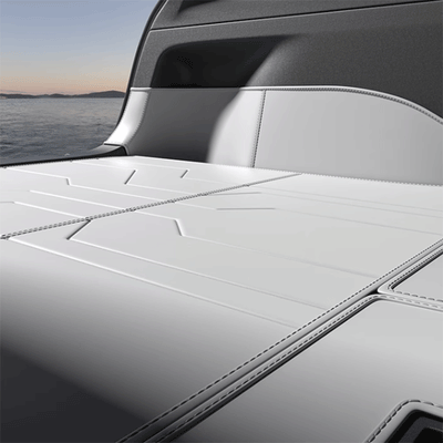 TAPTES® Fully Surrounded Premium Leather Trunk Mat for Tesla Model Y 2020-2025