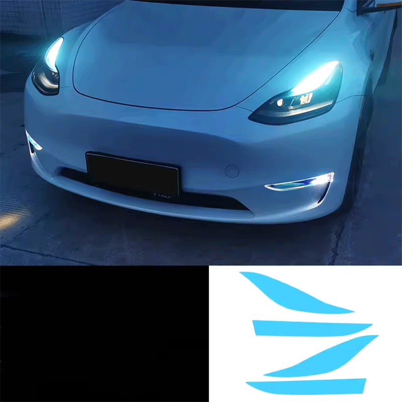 TAPTES® Headlights & Fog Lights Color Changing Film for Tesla Model 3 ...