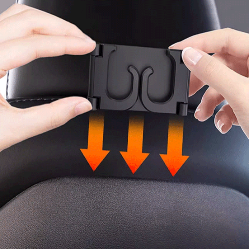 TAPTES® Hidden Seat Back Folding Hooks for Tesla Model 3 2018-2023/Model Y 2018-2025, Set of 2