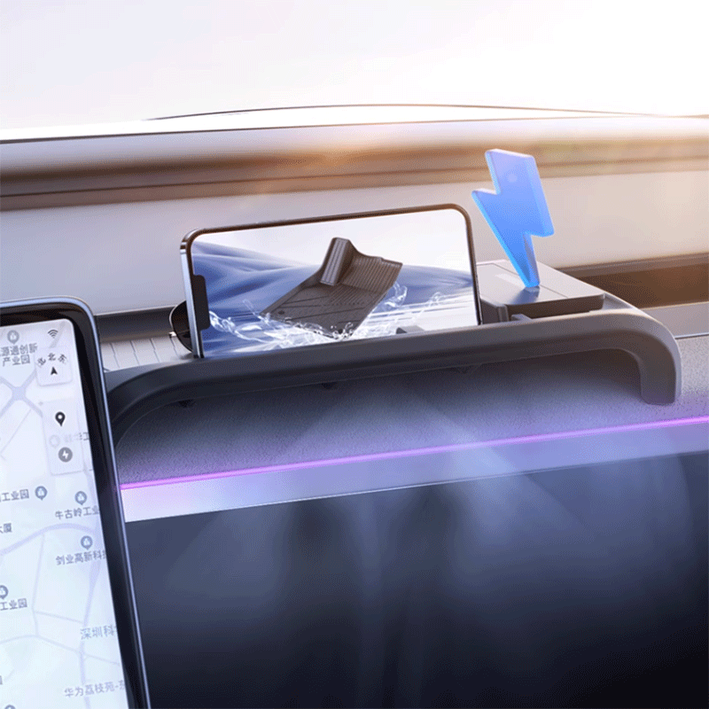 Tesla Floating TAPTES® Multifunctional Dashboard Floating Storage Tray for Tesla Mode ...