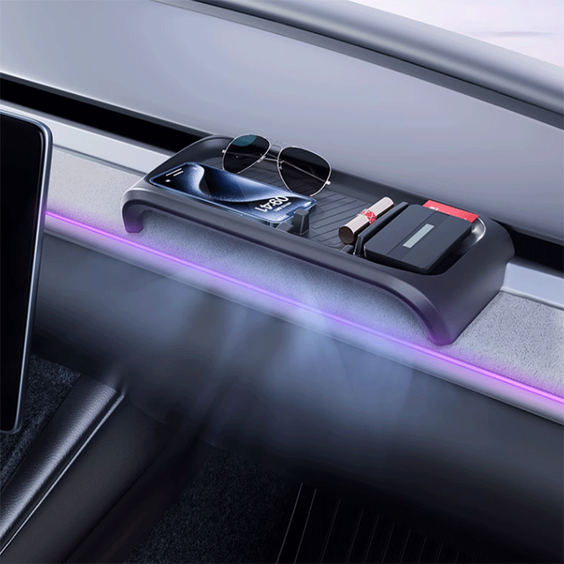 Tesla Floating TAPTES® Multifunctional Dashboard Floating Storage Tray for Tesla Mode ...