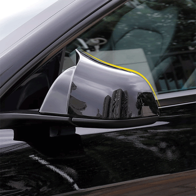 TAPTES® Ox Horns Side Rearview Mirror Cover for Tesla Model 3 Highland 2024-2025, Set of 2