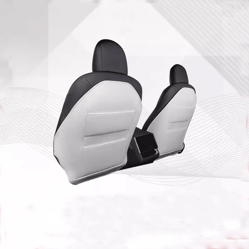 TAPTES® Premium Leather Seat Back Anti-Kick Protector Pad for Tesla Model 3 Highland 2024