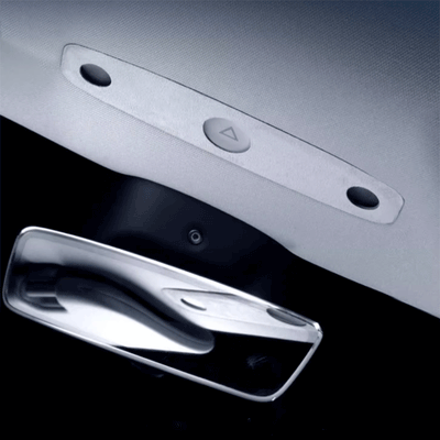 TAPTES® Alcantara Reading Light Decorative Protective Cover for Tesla Model 3 Highland 2024