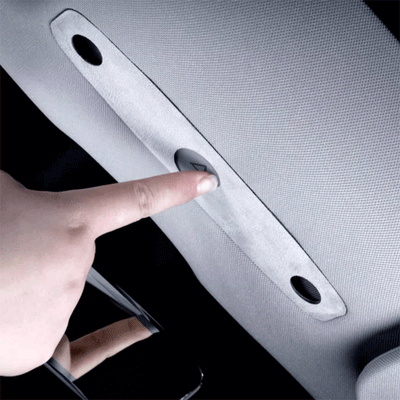 TAPTES® Alcantara Reading Light Decorative Protective Cover for Tesla Model 3 Highland 2024-2025