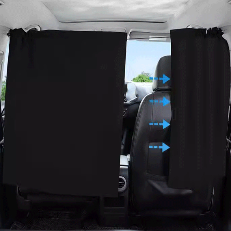 TAPTES® Rear Row Partition Privacy Curtain for Tesla Model 3/Y