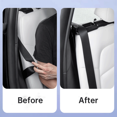 TAPTES® Rear Seat Belt Fixing Holder Limiter with Hook for Tesla Model Y 2022-2025, Set of 2