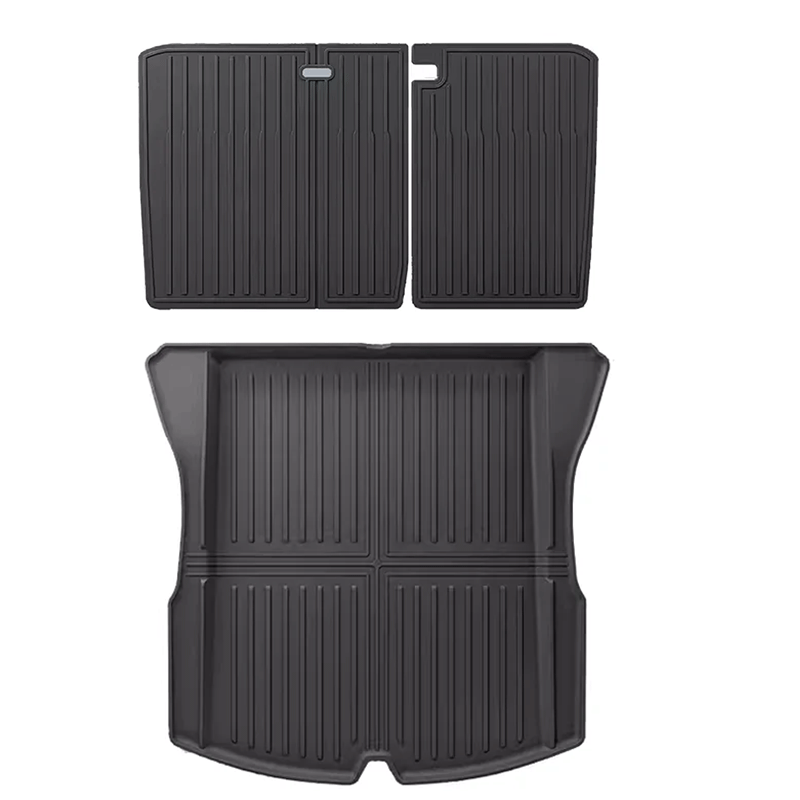 TAPTES® Rear Trunk Mat & Seat Back Protector for Tesla Model 3