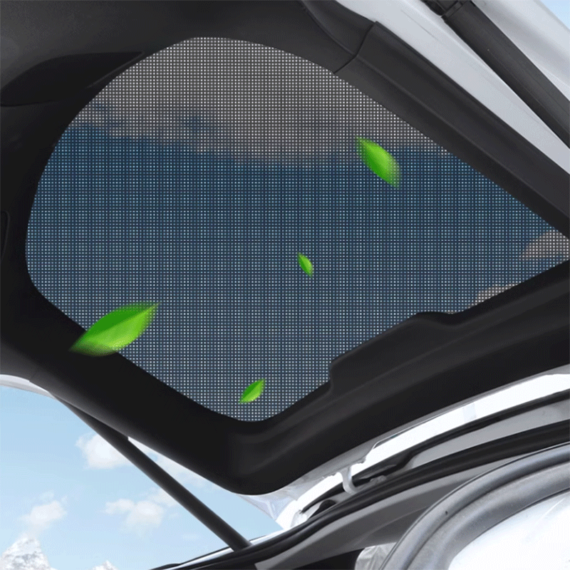 Tesvolution® Zonwering voor Tesla Model 3 2019-2025 - zonnedak als opvouwbaar hitteschild en uv-bescherming voor glazen dak, zonneklep voor en achter Tesvolution® Zonwering voor Tesla Model 3 2019-2025 - zonnedak als opvouwbaar hitteschild en uv-bescherming voor glazen dak, zonneklep voor en achter