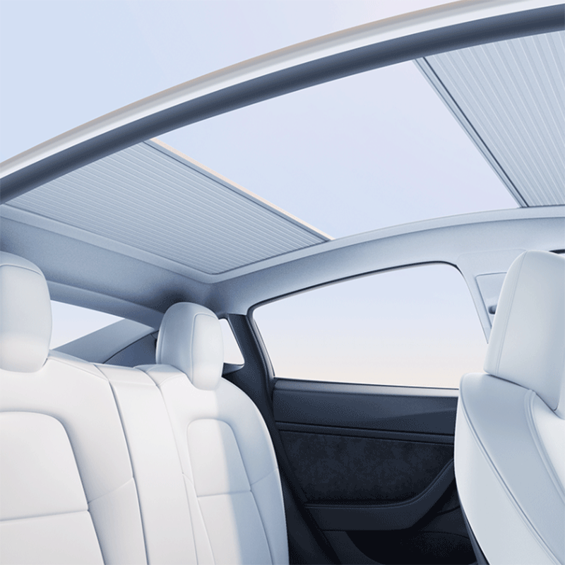 TAPTES® Retractable Roof Sunshade for Tesla Model Y 2020 2021 2022 2023 2024  – TAPTES -1000+ Tesla Accessories