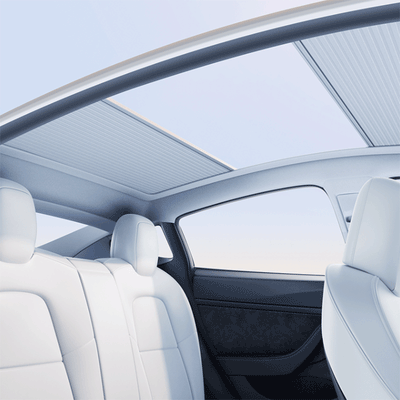 TAPTES® Retractable Roof Sunshade / Glass Sunshade for Tesla Model Y 2020-2025