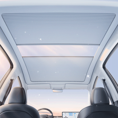 TAPTES® Retractable Roof Sunshade / Glass Sunshade for Tesla Model Y 2020-2025
