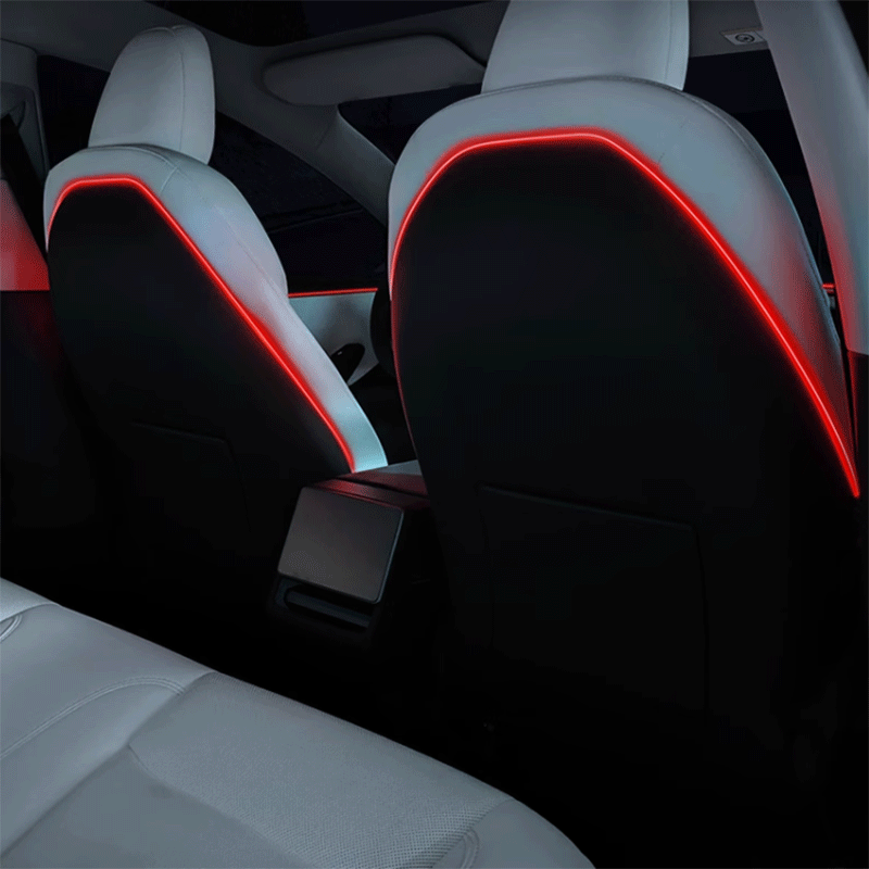 TAPTES® Seat Back LED Ambient Light for Tesla Model 3 Highland 2024-2025, Set of 2