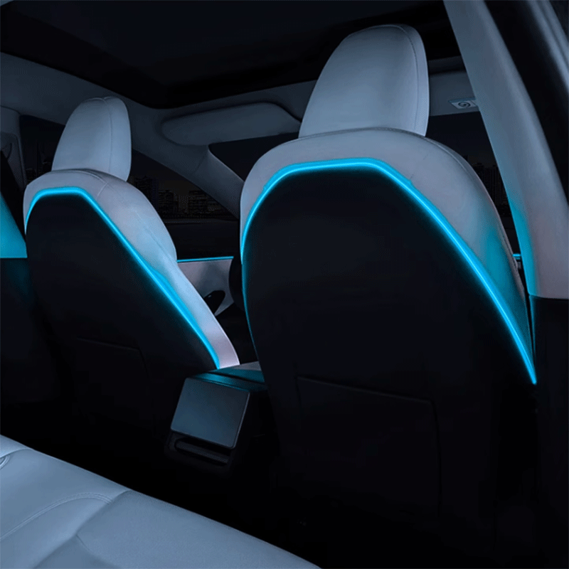 TAPTES® Seat Back LED Ambient Light for Tesla Model 3 Highland 2024-2025, Set of 2