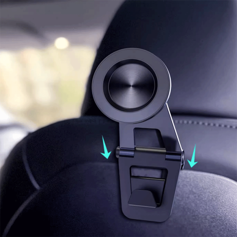 TAPTES® Seat Back Magnetic Phone Holder with Hook for Tesla Model 3/Y