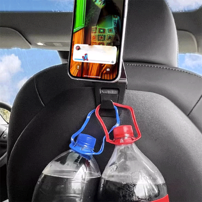 TAPTES® Seat Back Magnetic Phone Holder with Hook for Tesla Model 3/Y