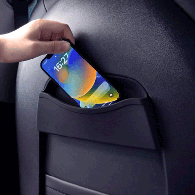 TAPTES® Seat Back Trash Bin Storage Organizer for Tesla Model 3 Model Y