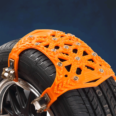 TAPTES® Snow Chains for Tesla Model S 3 X Y Cybertruck 2018-2025 (Set of 2)