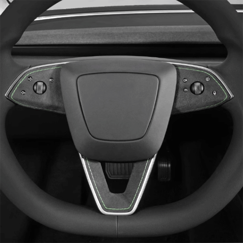 TAPTES® Steering Wheel Buttons Decorative Stickers for Tesla Model 3 Highland