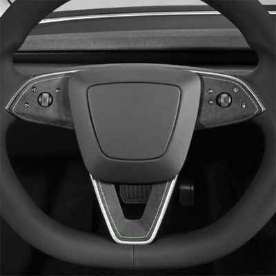 TAPTES® Steering Wheel Buttons Decorative Stickers for Tesla Model 3 Highland