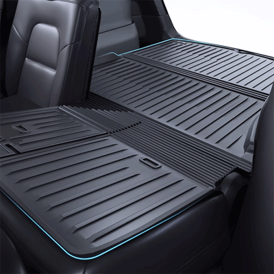 TAPTES® TPE Rear Trunk Mat & Seatback Protector for Tesla Model Y 2021-2025