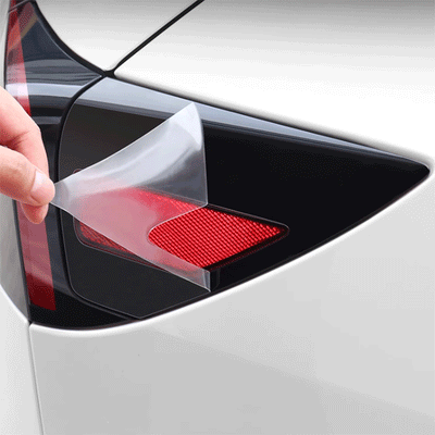 TAPTES® Tail Light Side Charging Port Protective Film for Tesla Model 3/Y 2021-2023 2024, Set of 2