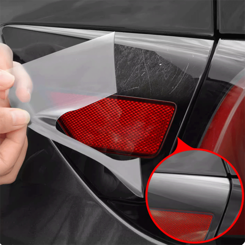 TAPTES® Tail Light Side Charging Port Protective Film for Tesla Model 3 2021-2024/Model Y 2021-2025,, Set of 2