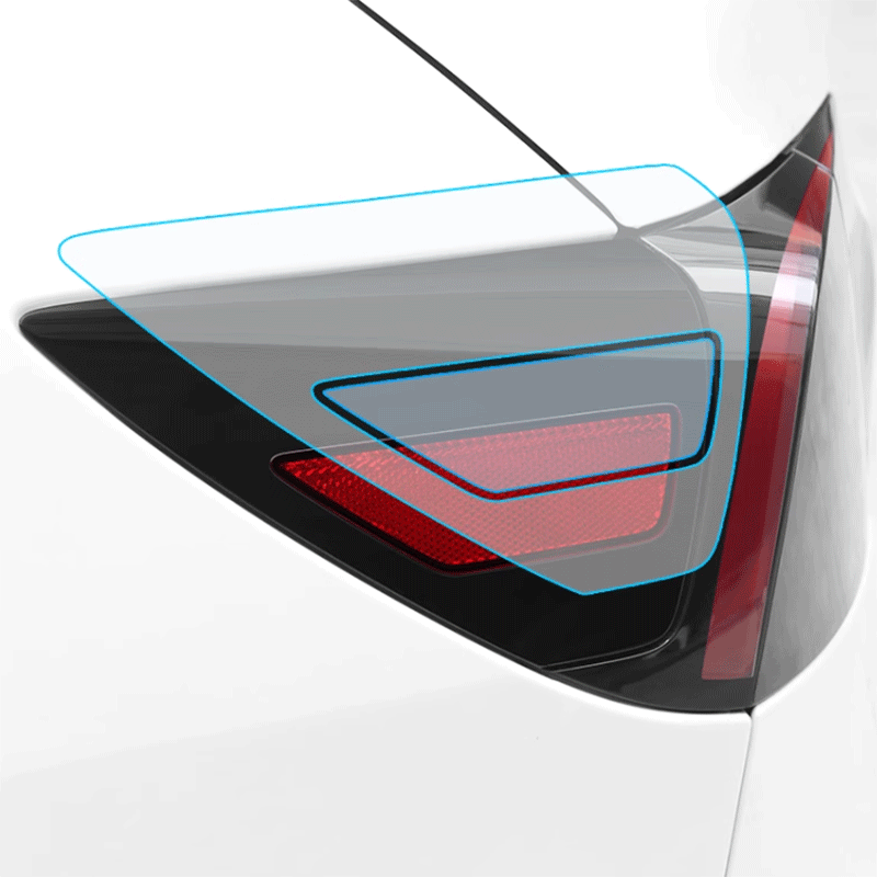 TAPTES® Tail Light Side Charging Port Protective Film for Tesla Model 3 2021-2024/Model Y 2021-2025,, Set of 2