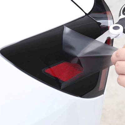 TAPTES® Tail Light Side Charging Port Protective Film for Tesla Model 3 2021-2024/Model Y 2021-2025,, Set of 2