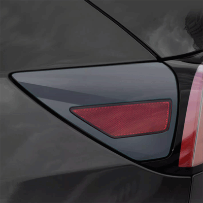TAPTES® Tail Light Side Charging Port Protective Film for Tesla Model 3 2021-2024/Model Y 2021-2025,, Set of 2