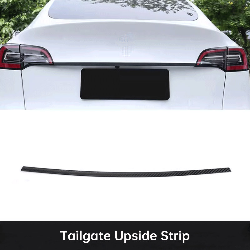 TAPTES® Tailgate Decorative Strip Kit for Tesla Model Y 2020-2023 2024, Rear Trunk Trim Strip