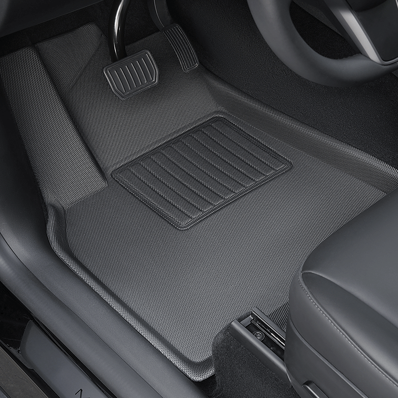 TAPTES® All-Weather Floor Mats for Model Y 2021 -2024 2025, Full Set Floor Liners for Tesla Model Y, Set of 6