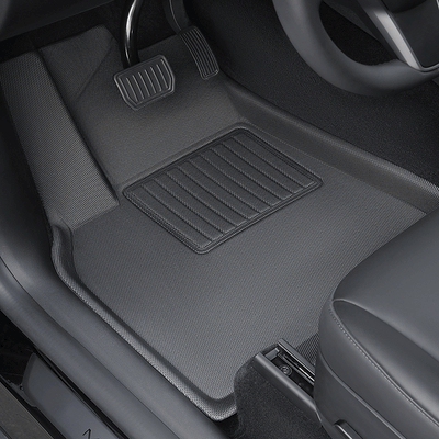TAPTES® All-Weather Floor Mats for Model Y 2021 -2024 2025, Full Set Floor Liners for Tesla Model Y, Set of 6