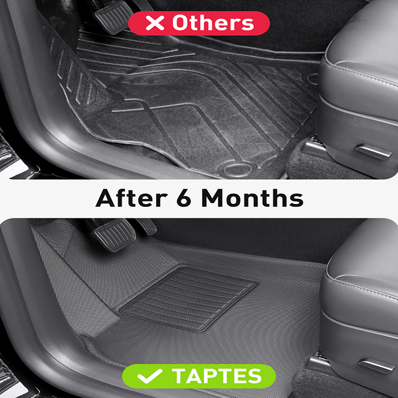  TAPTES Floor Mats Full Set for Tesla Model Y Accessories 2024  2023 2022 2021, XPE All Weather,Model Y Floor Mats 2021-2024 Front Rear  Trunk Cargo Liner Mat,Waterproof Interior Accessories 5 Seater : Automotive