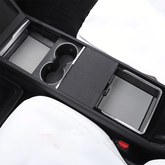 Snapklik.co : Arrest Hidden Storage Box For Tesla 3 2024 - Center Console Arrest Hidden - View #10