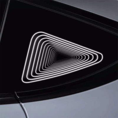 TAPTES® Triangle Window Decorative Atmosphere Light for Tesla Model Y 2021-2024