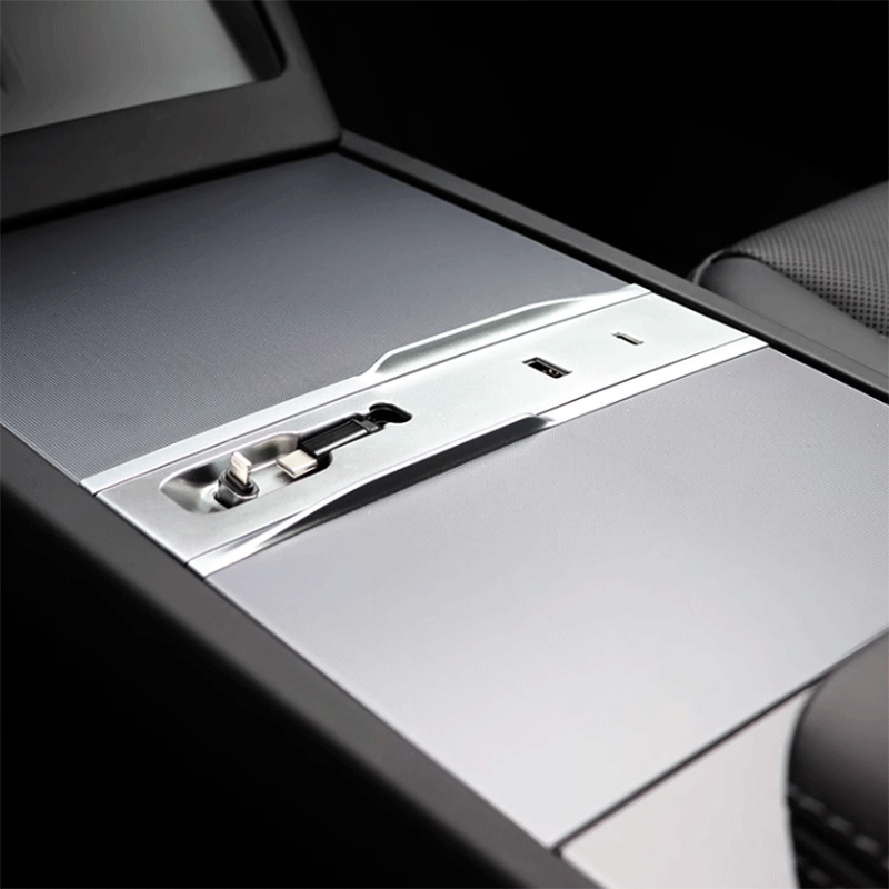 TAPTES USB Hub Central Control Expansion Dock for Tesla Model 3