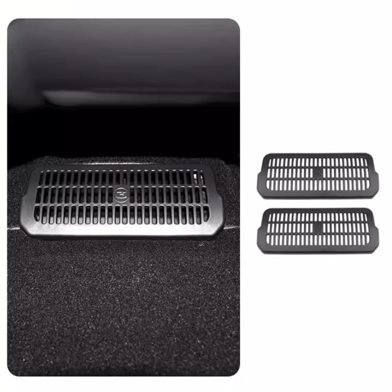 TAPTES® Under Seat Air Outlet Protection Cover for Tesla Model 3 Highland 2024-2025, Set of 2