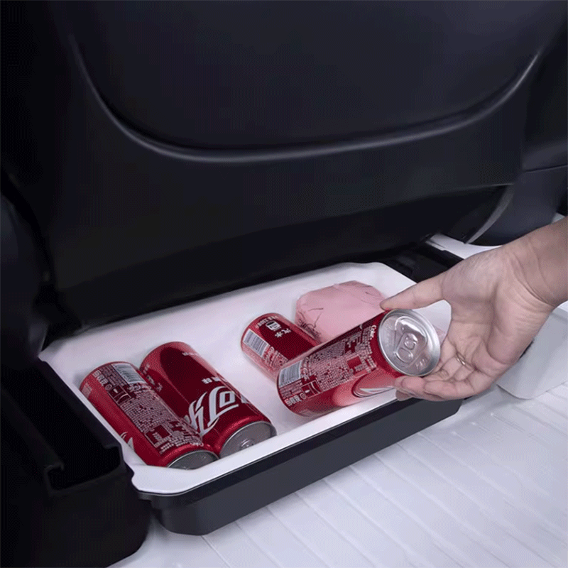 TAPTES® Under Seat Double Layer Storage Organizer for Tesla Model Y 2020-2025
