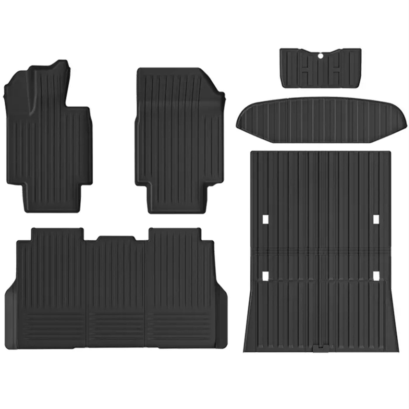 TAPTES® All-Weather Floor Mats for 2024 2025 Tesla Cybertruck, Waterproof Frunk/Trunk/Rear Mat for Tesla Cybertruck