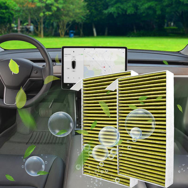 Tesla Model Y/3 Innenraumfilter - HEPA Filter Mit Aktivkohle 2er Set