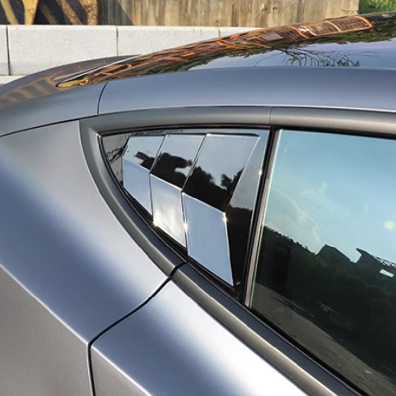TAPTES® Car Rear Window Triangle Shutter Cover for Tesla Model 3 Highl ...