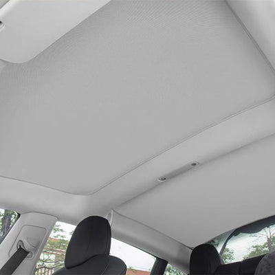 TAPTES® Electrostatic Adsorption Roof Sunshade for 2024-2025 Tesla Model 3 Highland,Set of 2