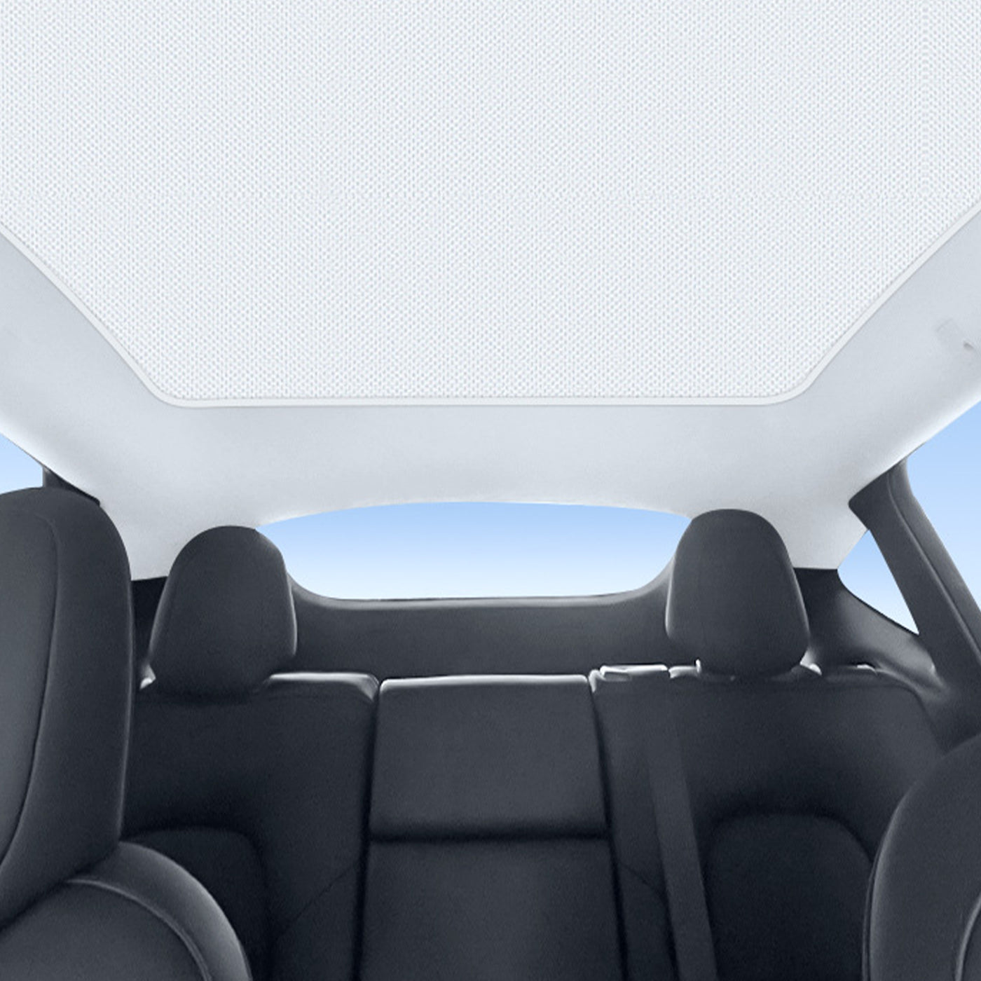 TAPTES® Electrostatic Adsorption Roof Sunshade for 2024-2025 Tesla Model 3 Highland,Set of 2