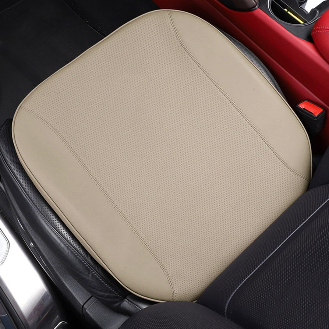 TAPTES Leather Memory Foam Heightened Seat Cushion for Tesla Model S X 3 Y Cybertruck